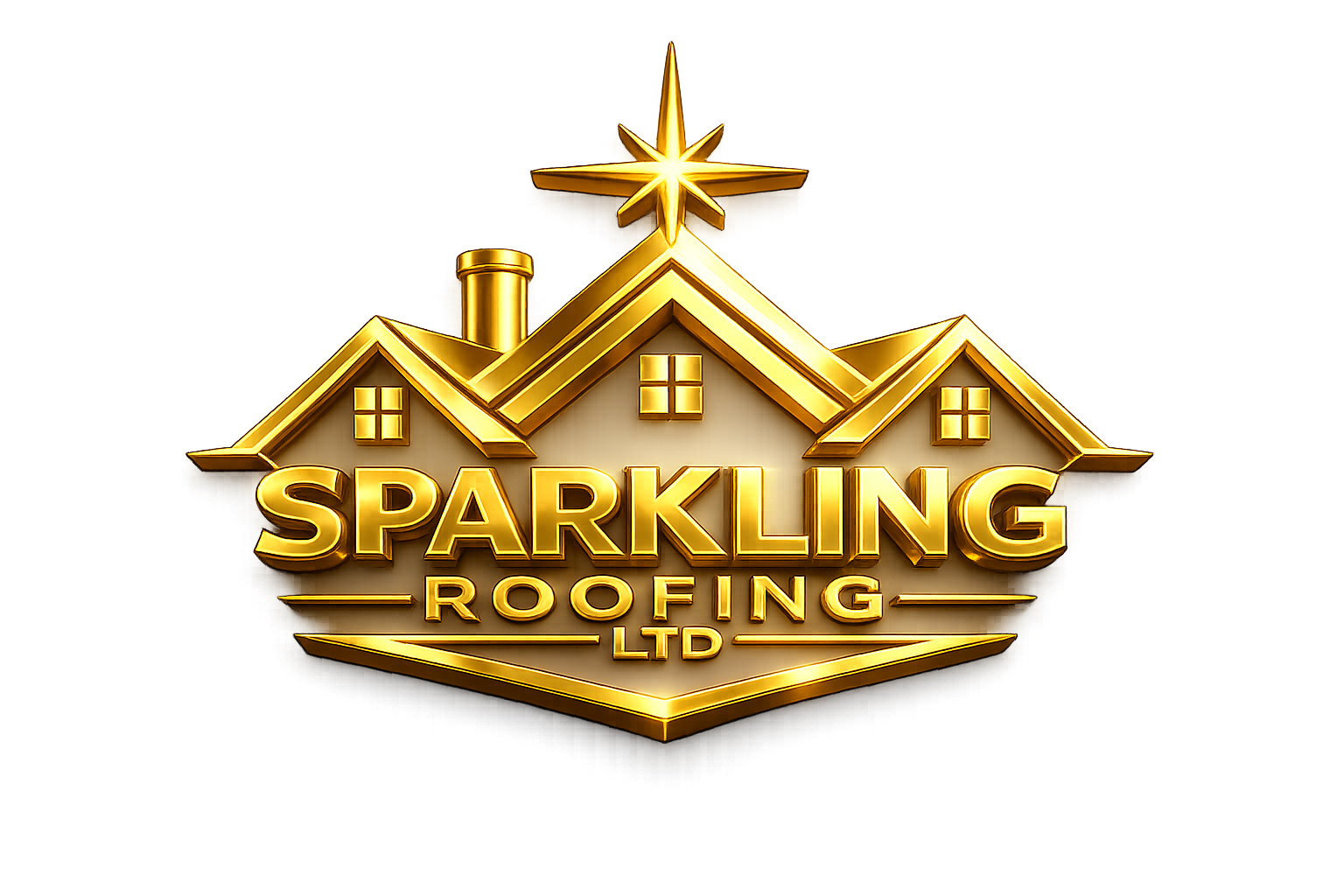 Sparkling Roofing Logo