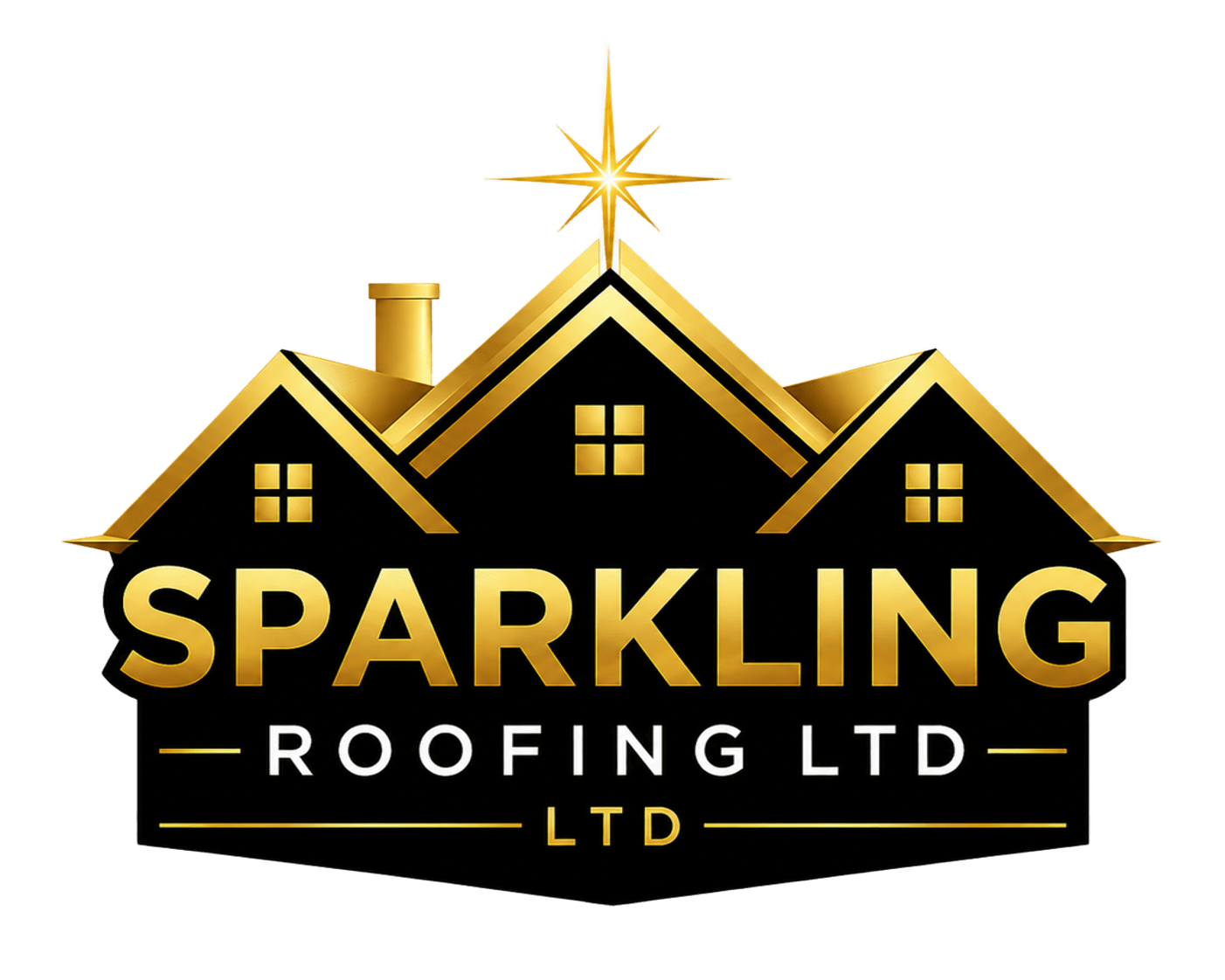 Sparkling Roofing Logo