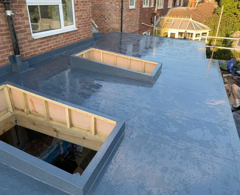 EPDM flat roof installation in London by Sparkling Roofing